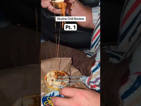 Pt. 1 SKYLINE CHILI REVIEW #foodie #foodreview #skylinechili