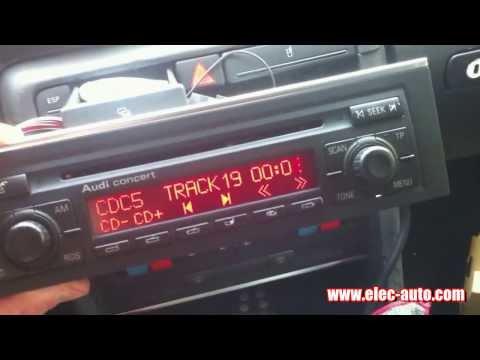 comment demonter autoradio audi tt