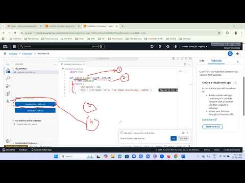 Master Aws Lambda Part 3 First Aws Lambda Example Using Python Aws Lambda Aws Amazon Webservices
