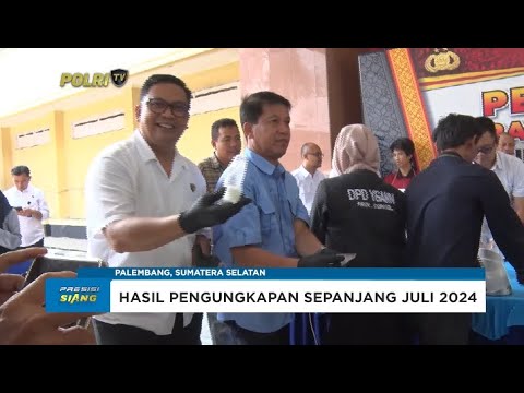 PEMUSNAHAN BARANG BUKTI 1,4 KG NARKOBA PENGUNGKAPAN POLDA SUMSEL