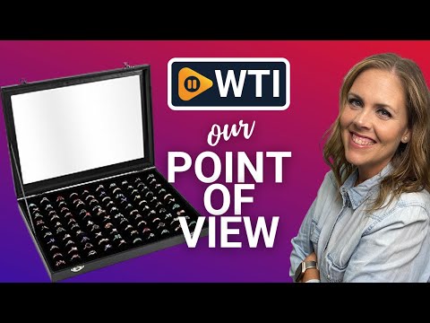 Bivisen Ring Display Case Organizer Box - WTI product video review