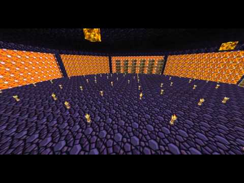 Minecraft Obsidian Base