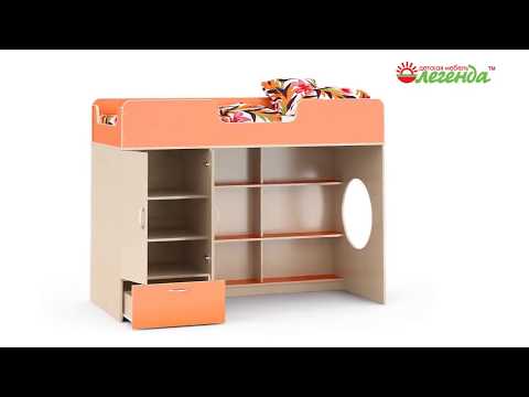 Детская кровать чердак легенда 3. Сборка