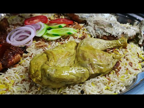 Food of Arabia in Karachi | Mutton Mandi | Madfoon , Madbee & Kunafa | Pakistan  Food Street