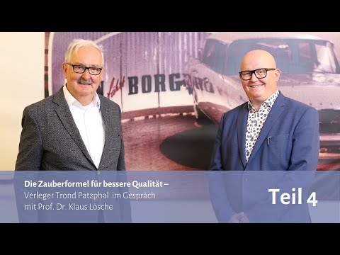 Die Zauberformel für bessere Qualität – Im Gespräch mit Prof. Dr. Klaus Lösche
