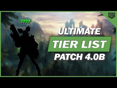 WILD RIFT TIER LIST PATCH 4.0b 🔥 ZERI RELEASE! YONE BARON LANE?