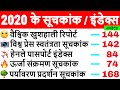 2020 के सभी सूचकांक | India rank in various index 2020 | suchkank 2020 | Current Affairs 2020