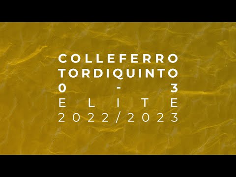 U17 Elite 2022/2023 - Colleferro v Tor di Quinto