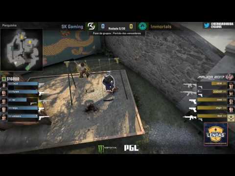 SK VS IMMORTALS - O MELHOR AQUECIMENTO DA HISTÓRIA