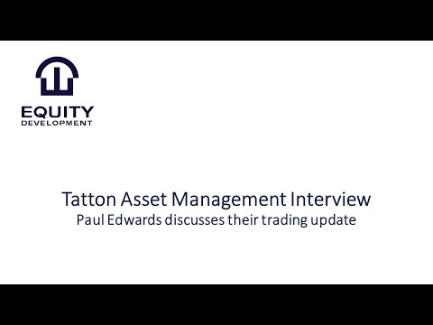 Tatton Asset Management Trading Update Interview Oct 20