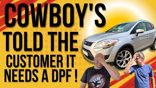 Cowboy Garage SCAMMED Her! Ford Kuga DPF Fault Was JUST a Sensor 😱 | Real Diagnostic Fix #mechanic