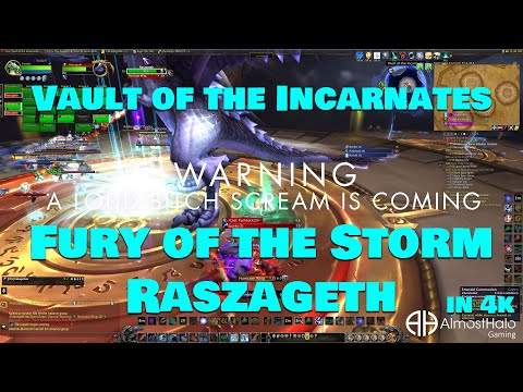 Vault of the Incarnates - Fury of the Storm - Raszageth in 4K and YES I DIED 3 TIMES
