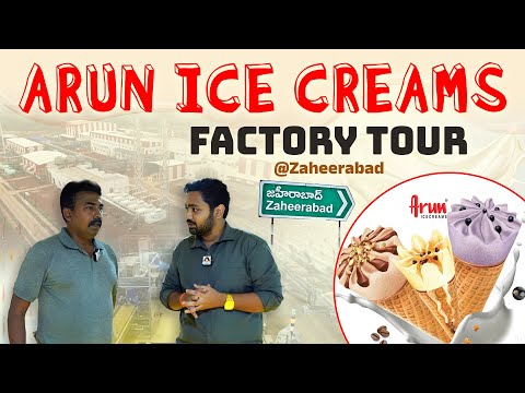 Arun Ice Creams Factory Tour | Ice Cream Manufacturing Factory at Zaheerabad | Aadhan