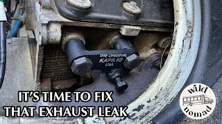 Ford E-Series Exhaust Manifold Leak Repair // Shuttle Bus RV Conversion