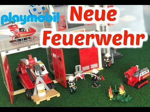 Große FEUERWACHE 9462 von PLAYMOBIL - Feuerwehr Neuheit 2018 - Unboxing - Kinder Spielzeugwelt