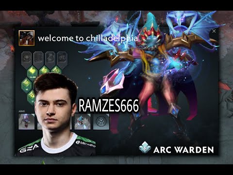 RAMZES666 - ARC WARDEN - SAFELANE | 1K GPM | DOTA2 GAMEPLAY