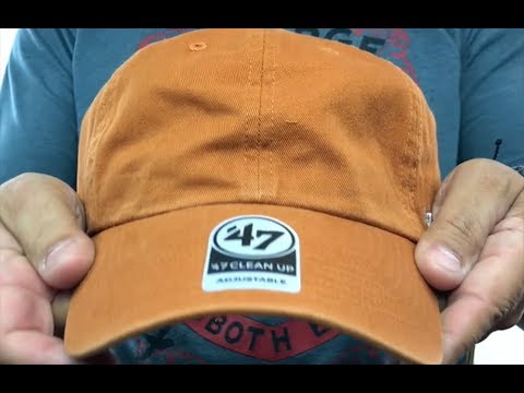 47 'BLANK CLASSIC STRAPBACK' Burnt Orange Adjustable Hat