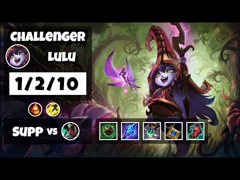 Lulu vs Karma NA Challenger SUPPORT (1/2/10) - v11.13