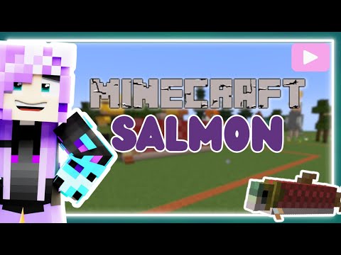 HeyAmethystMay - How to Build a Salmon! Learn 30 Different Minecraft Mobs in 30 Days in 2023!