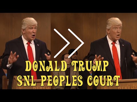 Donald Trump Peoples Court SNL [DeepFake]
