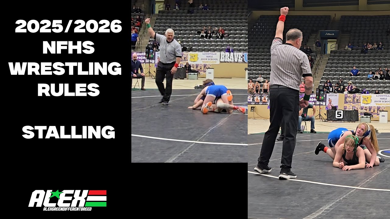 NFHS Wrestling Rules - Stalling; #6 of 9 (2025/2026)