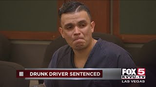 Las Vegas man sentenced in fatal DUI case