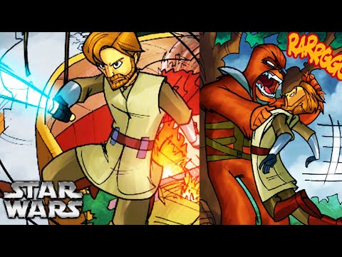 The Time Obi-Wan Almost Sparked a CIVIL WAR On Kashyyyk Because of His Bad Aim - Star Wars