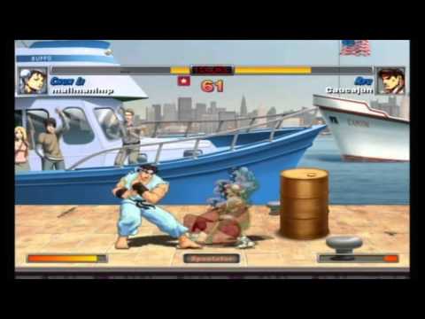 Super Street Fighter II Turbo HD Remix - XBLA - mailmanimp (Chun-Li) VS. Caucajun (Ryu)
