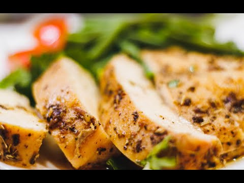 Garlic Herb Chicken Breast Baked in the Oven