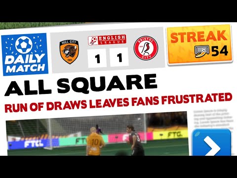 54/100 Streak - Score! Hero 2022 - Hull City Vs. Bristol City