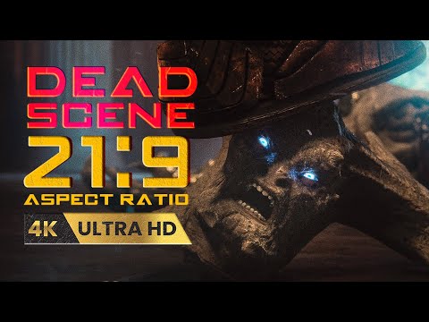 Steppenwolf dead scene UltraWide - Zack Snyder Justice league 4K [ 21:9 aspect ratio ]