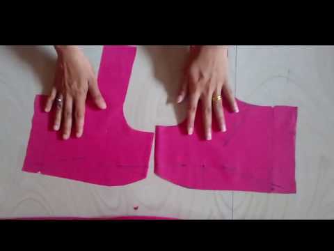 BELT BLOUSE(SIMPLE BLOUSE) CUTTING STITCHING IN HINDI Video
