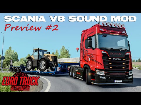SCANIA V8 Sound Test #2! | ETS2 1.39 | ProMods 2.51 | SCANIA 730S V8 | Debrecen - Budapest