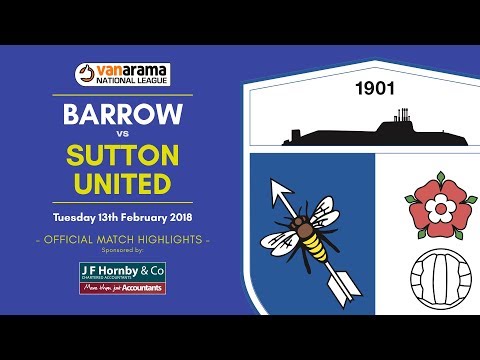 2017/18: BARROW v Sutton United