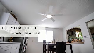 TCL Low Profile Remote Light & Ceiling Fans