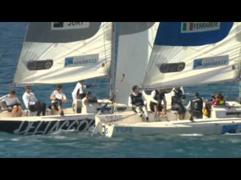 Highlights from the Quarter finals - Match Race France 2012