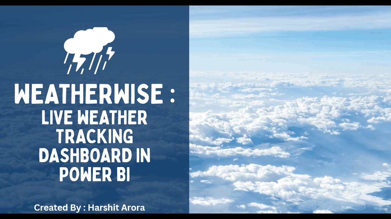WeatherWise : Live  Weather Tracking Dashboard In Power BI