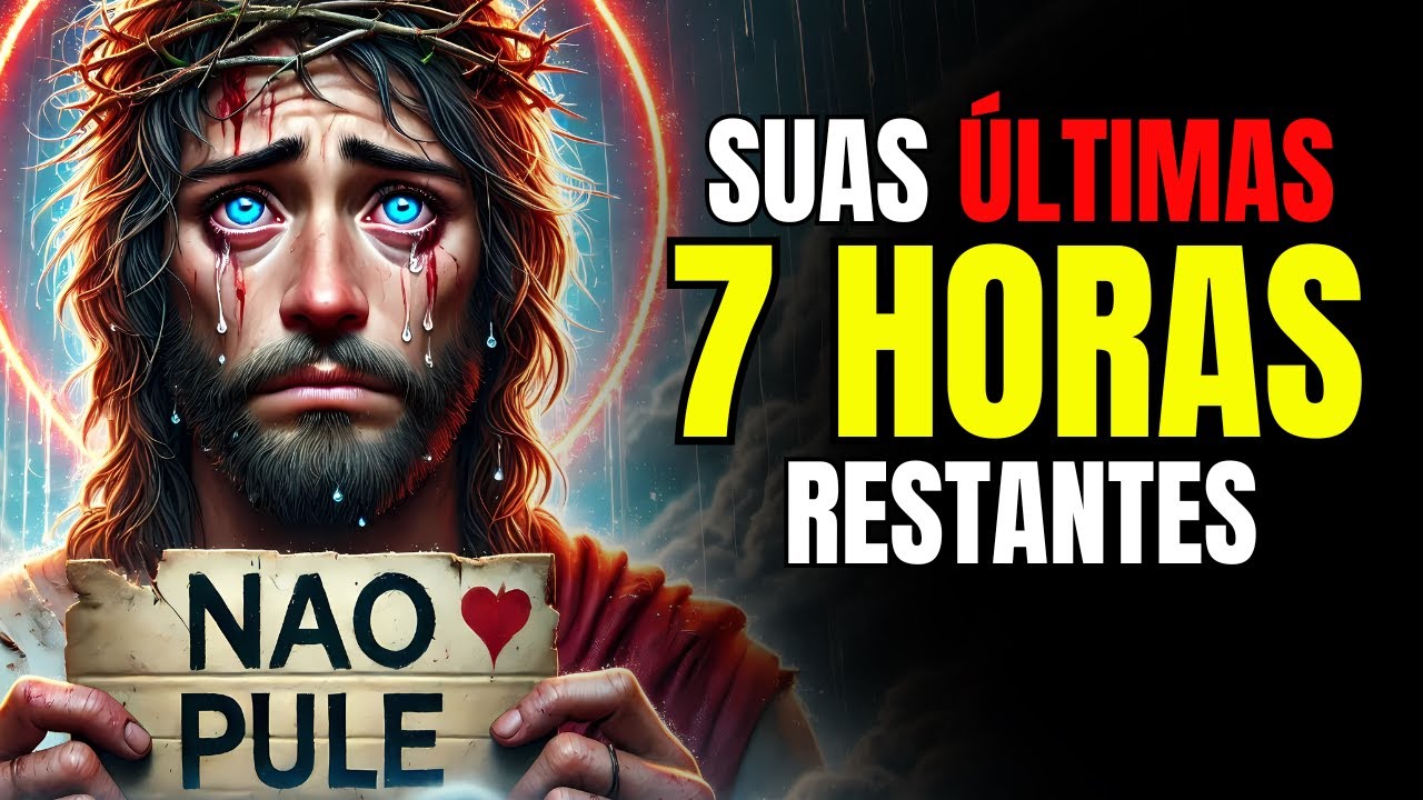 Deus Diz ➨ Você Tem Só 7 Horas, Não Perca! Mensagem de Deus Para Você Hoje | Especial de Deus hoje