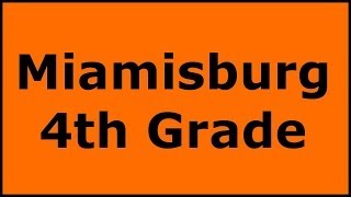 preview picture of video 'Miamisburg 4th Grade'