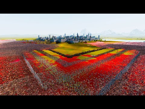 CAN ANCIENT ARMY SHIELD WALL DEFEND FORTRESS FROM 1,000,000 ZOMBIES - UEBS 2 | Battle Simulator 2