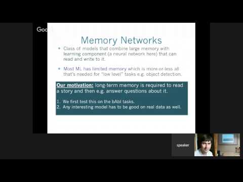 DeepHack.Q&A Jason Weston – Evaluating Prerequisite Qualities for Learning End-to-End Dialog Systems