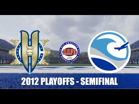 AAFL 2012 Playoffs Semifinal - #7 Hartford Colonials (8-7) @ #1 Portland Breakers (11-4)