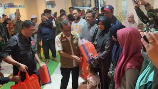Menko PMK dan Kepala BNPB Tinjau Pengungsian Korban Banjir di Mempawah
