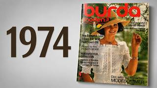 Vintage Fashion Magazine Review | Burda Moden April 1974