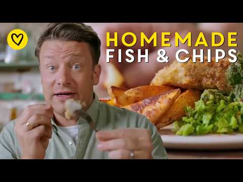 Home Made Fish & Chips PLUS More Fish Recipes by Jamie Oliver