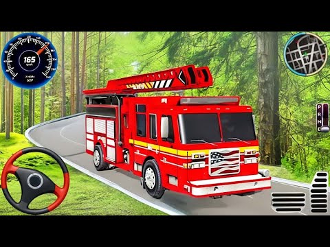 Fire Truck City Rescue Simulator - 911 US Emergency Fire Truck Driving 3D - Android Gameplay