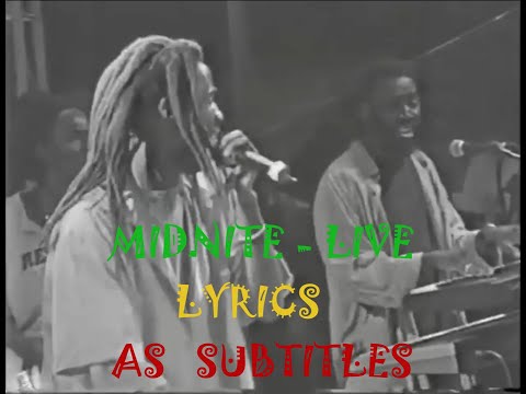 MIDNITE - Man Tain (Live 𓋹 Lyrics)