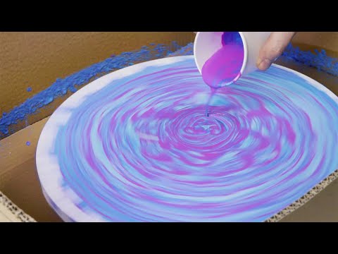 How to: make spin paintings at home