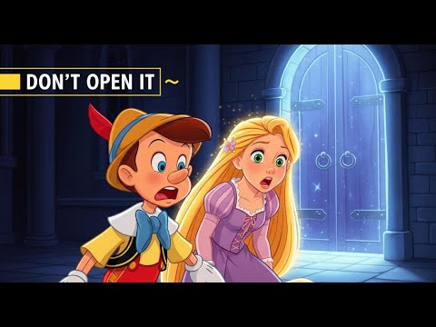 ✨ Pinocchio & Rapunzel Story | The Castle of 12 Doors | Fairy Tale Bedtime Story for Kids 🌙🏰