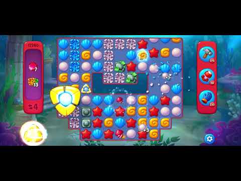 Fishdom Hard level 12240 no boosters フィッシュダム ハード